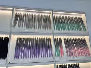 <span class=keywords><strong>Extensiones</strong></span> <span class=keywords><strong>de</strong></span> <span class=keywords><strong>Cabello</strong></span> Remy Chino JINHAN al por Mayor, <span class=keywords><strong>de</strong></span> 16-22 Pulgadas, Teñido Parisino, Ondulado Liso Sedoso, Micro Loop, 50s, Doble Trama a Máquina - Product Image 3