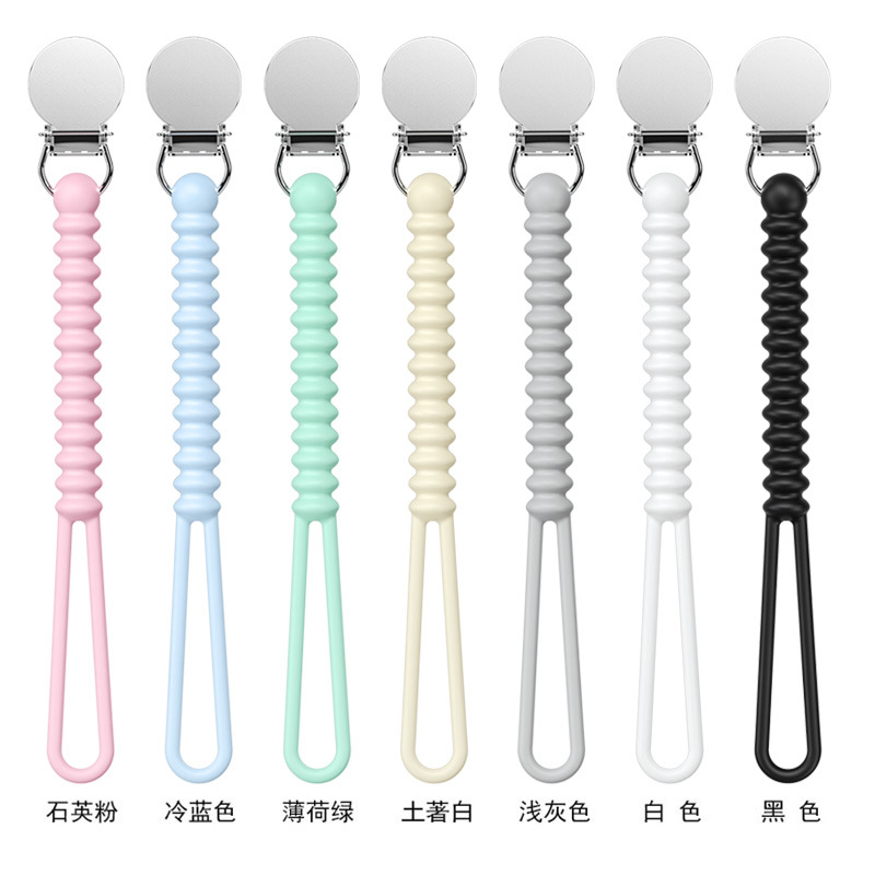 Clip en acier inoxydable - perle d'espacement chaîne apaisante