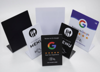 Support de table NFC Instagram mini en acrylique prêt à être expédié pour petites entreprises