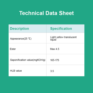 Giá sỉ chất nhũ hóa Glyceryl Oleate thương hiệu JIUJIE, độ tinh khiết cao 99,5%, chất phụ trợ hóa học, phụ gia dầu mỏ - Product Image 2