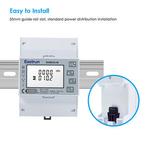 Medidor de Energía Eléctrica Inteligente Eastron SDM630-M con Certificación UL, 100A, RS485, Trifásico, Bidireccional, para Medición de Exportación Cero - Product Image 5