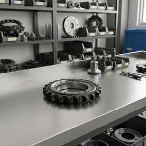 2043368 Drive Sprocket for <strong>Vogele</strong> Asphalt Paver Undercarriage Parts Sprocket - Product Image 4