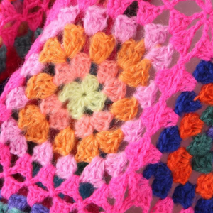 Offre Spéciale printemps et automne doux fait à la main au <span class=keywords><strong>crochet</strong></span> Rose rouge grand-mère carré évider ouvert devant sans bouton femmes <span class=keywords><strong>pull</strong></span> - Product Image 5