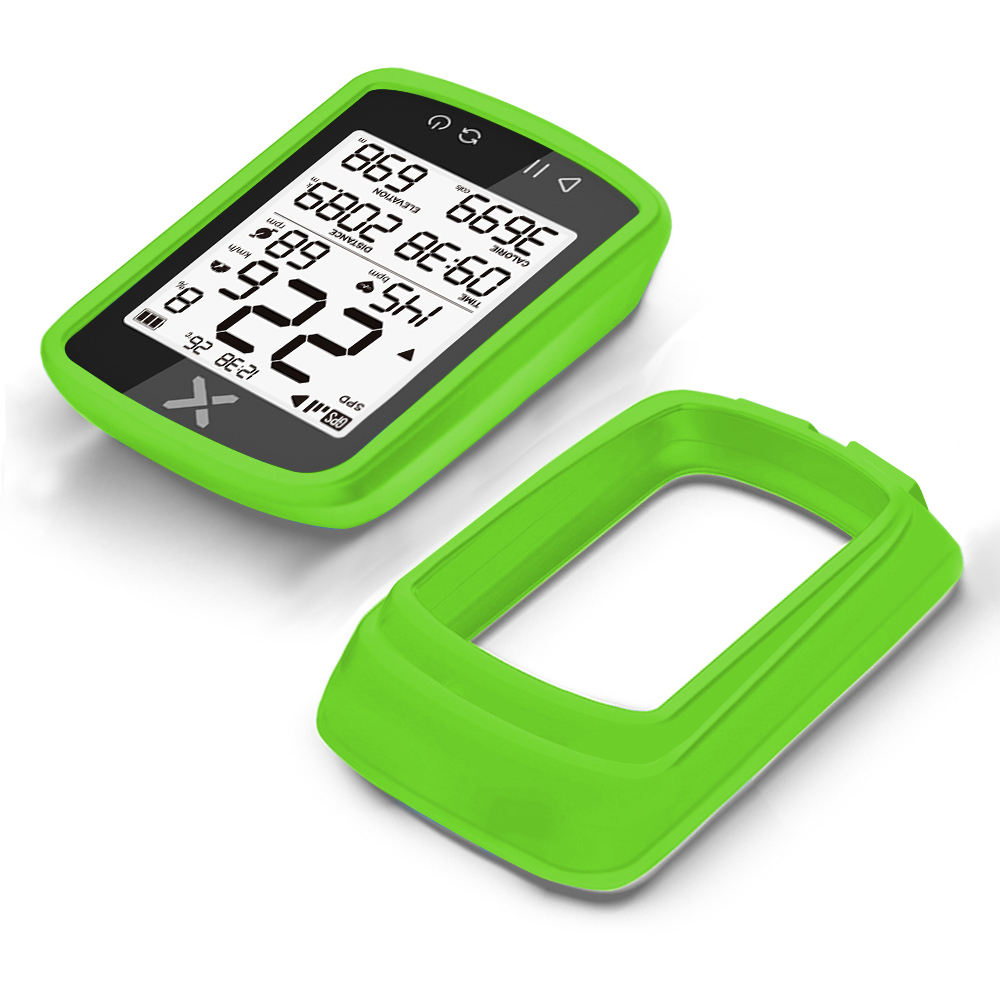 Voikoli Silicone Protective Case For XOSS G/G+ GPS Cycling Computer - Black Soft Cover