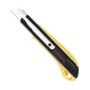 Utility Knife 18mm Blade Carbon Steel Plastic Handle 155mm Length Industrial Wallpaper Cutter Express Unboxing Tool - Product Image 4