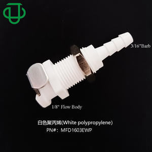 Válvula de Cierre de Rosca Externa de Plástico PP Serie M, Acoplamiento Rápido Hembra de 1/2 Pulgada para Agua a Temperatura Normal - Product Image 5