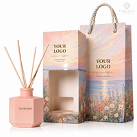 Diffuseur de parfum en verre de style scandinave Firdaus, design minimaliste moderne, décoration d'intérieur, conteneur de parfum, conception personnalisée OEM
