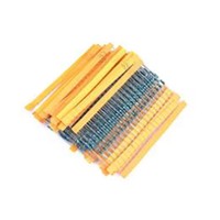 #66006 300 unids/set 30 tipos 1/4W resistencia 1% Paquete de resistencia de película metálica Kit surtido 1K 10K 100K 220ohm 1M Kits de módulos de sensor