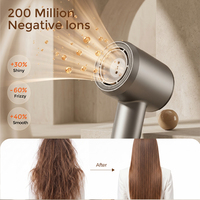 Pengering Rambut Profesional AI Smart 2026 1600W Ionik Kecepatan Tinggi BLDC dengan Desain Ringkas untuk Penggunaan di Rumah & Hotel