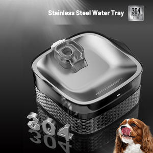 Bebedero para mascotas de acero inoxidable SHT703, rectangular, 30x27x17cm, desmontable, para perros y gatos - Product Image 4