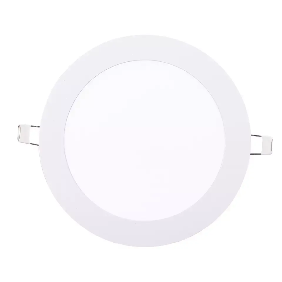 6W 9W 12W 18W 24W Commercial Led Flat Round Slim Recessed Square Frameless Surface Panel Ceiling Lights Factory For Home Office
