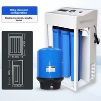 Prix de gros 400 600 800 GPD Purificateur d'eau commercial à osmose inverse électrique à grand débit Système de filtration d'eau domestique