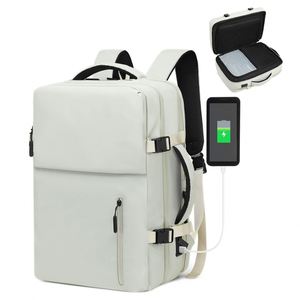 Ultra-Spacious Breathable Travel <b>Backpack</b> with Waterproof USB Lay-Flat Design for Effortless Organized Packing - Product Image 1