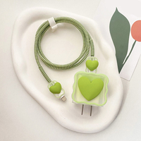 Nouveau chargeur protecteur câble housse de protection mignon vague amour conception téléphone chargeur données câble protecteur pour iPhone