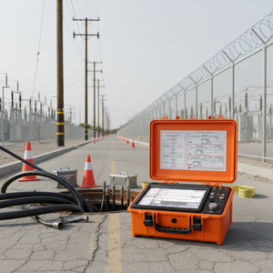 Testeur TDR intelligent HP-A30 pour câbles électriques – Vérificateur de défauts multipulsés avec vérification de la vitesse d'ondes 0,1 % - 0,5 % - Product Image 1