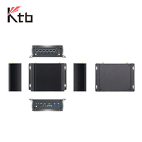 Mini PC industriel KTB-262 Windows OS, calcul en périphérie, 16 Go de RAM, 6 ports LAN, 2 ports COM, sans ventilateur, embarqué, processeur i7