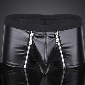 Custom <b>Mens</b> <b>Compression</b> Gym <b>Shorts</b> Shiny Stretch Breathable Spandex/Polyester Sports <b>Shorts</b> Quick Dry Athletic Training OEM ODM - Product Image 3