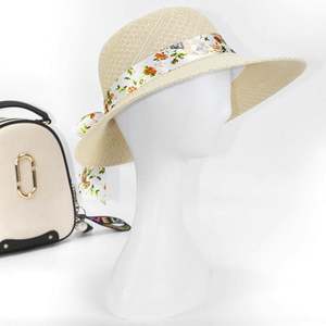 Nuevo Estilo Visera de Sol Unisex de Rafia con Imagen de Hierba Natural y Cinta para Deportes, Fiestas, Viajes, Ciclismo y Uso Casual - Product Image 4