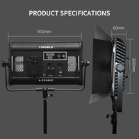 Diffuseur TikTok 100W TV Studio éclairage LED panneau lumineux Photo Studio lumière plate Yidoblo A-2200IIQ luz para kit de caméra vidéo