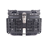 Top Case Moto Populaire Grande Capacité Double Verrouillage Sécurisé Extension Multifonctionnel Coffre Moto en Alliage d'Aluminium