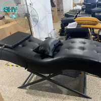 Table de Massage la Plus Populaire pour Salon de Beauté, Table Inclinable en Forme de S Réglable, Lit Incurvé pour Cils et Soins du Visage en Vente