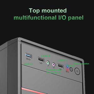 Boîtier de jeu MicroATX ITX prenant en charge les GPU de 270 mm et les refroidisseurs de processeur de 155 mm, châssis de <span class=keywords><strong>mini</strong></span> <span class=keywords><strong>PC</strong></span> à 4 emplacements - Product Image 5