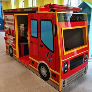 Casa de Juegos Interior para Niños, Juego de Roles de Experiencia Profesional, Cocina, Supermercado con Juego de Juguetes, Área de Juegos Interior para Niños - Product Image 1