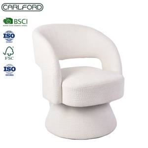 Poltrona Girevole Moderna CARLFORD, Sedia Singola di Design Lussuoso, Poltrona <span class=keywords><strong>per</strong></span> Hotel, Divano, Sedia con Braccioli <span class=keywords><strong>per</strong></span> Soggiorno - Product Image 2