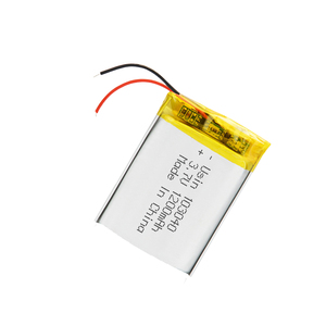 하이 퀄리티 <span class=keywords><strong>3.7V</strong></span> 1200mAh 충전식 <span class=keywords><strong>Lipo</strong></span> 배터리 103040 파우치 리튬 이온 1200mAh 리튬 폴리머 파우치 - Product Image 1