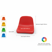 Gradins télescopiques rétractables pour stades intérieurs, sièges de stade imperméables et durables pour terrains de basketball