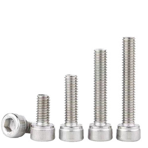 Custom Cup Head Socket Cap Screws 304 Stainless Steel DIN912 Hex Socket Cylindrical Head Screw Class 10.9 12.9 - Product Image 1