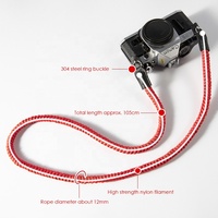 Camera Neck Strap 105CM Fallschirm schnur Nylon Climbing Rope Strap für alle DSLR-Mikro kameras