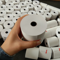 Rouleaux de papier thermique pour caisse enregistreuse, distributeur automatique de billets et terminal de point de vente, 48 g/m², sans BPA, fournis par l'usine