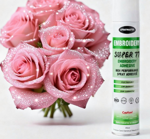 SPRAYMASTEREMBROIDERY <span class=keywords><strong>Spray</strong></span> Adhesive 77 | <span class=keywords><strong>Colle</strong></span> artisanale temporaire <span class=keywords><strong>pour</strong></span> projets de brillance florale | Collage <span class=keywords><strong>pour</strong></span> l'artisanat de bricolage de fleurs - Product Image 2