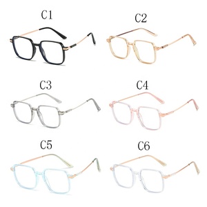 Gafas de Sol Fotocromáticas Cuadradas de Metal <span class=keywords><strong>para</strong></span> Mujer, Montura Óptica Fotogris, Gafas Anti Luz Azul, Gafas de Moda de Alta Calidad - Product Image 2