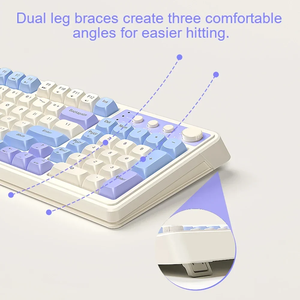 AULA S99 Customized Wireless Tri-mode Mechanical Keyboard with Gasket Structure Hot-swappable Gaming 99% Keyboard - Product Image 3