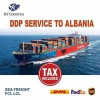 Agent maritime vers l'Albanie, service logistique, transitaire Chine vers Tirana, Durrës, Vlora, fret maritime et aérien, LCL, FCL, meilleur transport de marchandises