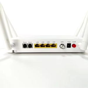 เราเตอร์ <span class=keywords><strong>ZTE</strong></span> ZXHN <span class=keywords><strong>F688</strong></span> V9 ONU 4GE + 2พอร์ตโทรศัพท์ + 1USB + CATV + Wi‑Fi สองย่านความถี่2.4G & 5G รองรับ GPON Ont/Onu รุ่น <span class=keywords><strong>F688</strong></span> - Product Image 1
