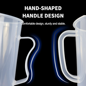 Misurino in Plastica PP Rinforzato con Scala, Cilindro Graduato per Uso Domestico e Pasticceria, Strumento di Misurazione per Negozi di Tè al Latte - Product Image 6