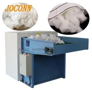 Abridor profissional de lã de poliéster, abridor de lã de poliéster/máquina de abertura eficiente/para baixo, máquina de combate de resíduos de algodão
