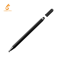 Stylets magnétiques 2-en-1 à disque passif en tissu à double pointe pour l'écriture, fabriqués en usine pour iPad, tablette, téléphone portable, tactile capacitif
