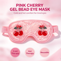 Masker Gel Kompres Panas Dingin, Masker Mata Motif Buah dan Bunga yang Lucu untuk Mengatasi Mata Bengkak dan Kelelahan, Logo Pola Kustom