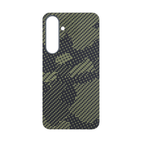 Étui de téléphone portable magnétique anti-rayures en fibre d'aramide véritable noir mat de luxe de haute qualité OEM ODM