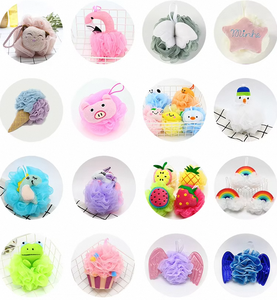 Éponge de bain double arc-en-ciel mignonne style Ins, très populaire sur internet, pour la douche et le gommage doux, <span class=keywords><strong>gadget</strong></span> de bain pour bébé - Product Image 6
