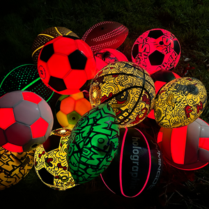 Pallone da <span class=keywords><strong>Basket</strong></span> Luminoso Personalizzato Taglia 7 che si Illumina al Buio <span class=keywords><strong>con</strong></span> LED - Product Image 5