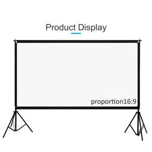 Écran numérique de projection 3D blanc 16:9, utilisation professionnelle pour le cinéma, acoustiquement transparent, passage du son - Product Image 1