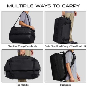 Free Sample NiceCNC Waterproof Expandable 40L 500D PVC Motorcycle Tail Helmet Storage Seat Bag <b>Backpack</b> for Adventure Travel - Product Image 3