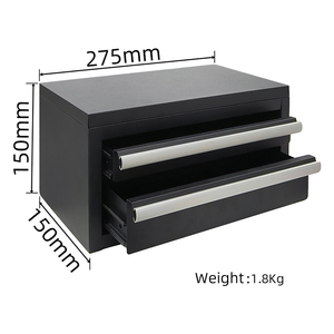 Cassetta Portautensili <span class=keywords><strong>Mini</strong></span> in Metallo Resistente con Classificazione IP54, Colori Personalizzabili, Supporto OEM/ODM, 2 Cassetti - Product Image 3