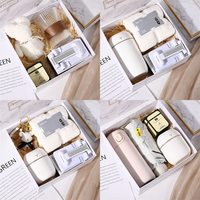 Coffret Cadeau Tech : Humidificateur, Chauffe-Mains, Câble de Données, Porte-Clés, Support Téléphone – Boîte Cadeau Romantique Saint-Valentin pour Elle – Cadeaux Promotionnels