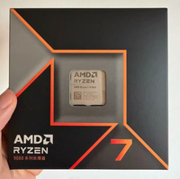 Pour processeur de bureau AMD Ryzen 7 9700X, neuf, scellé, en boîte / d'occasion, reconditionné, 8C16T AM5 Zen5, avec carte graphique intégrée, puce de jeu